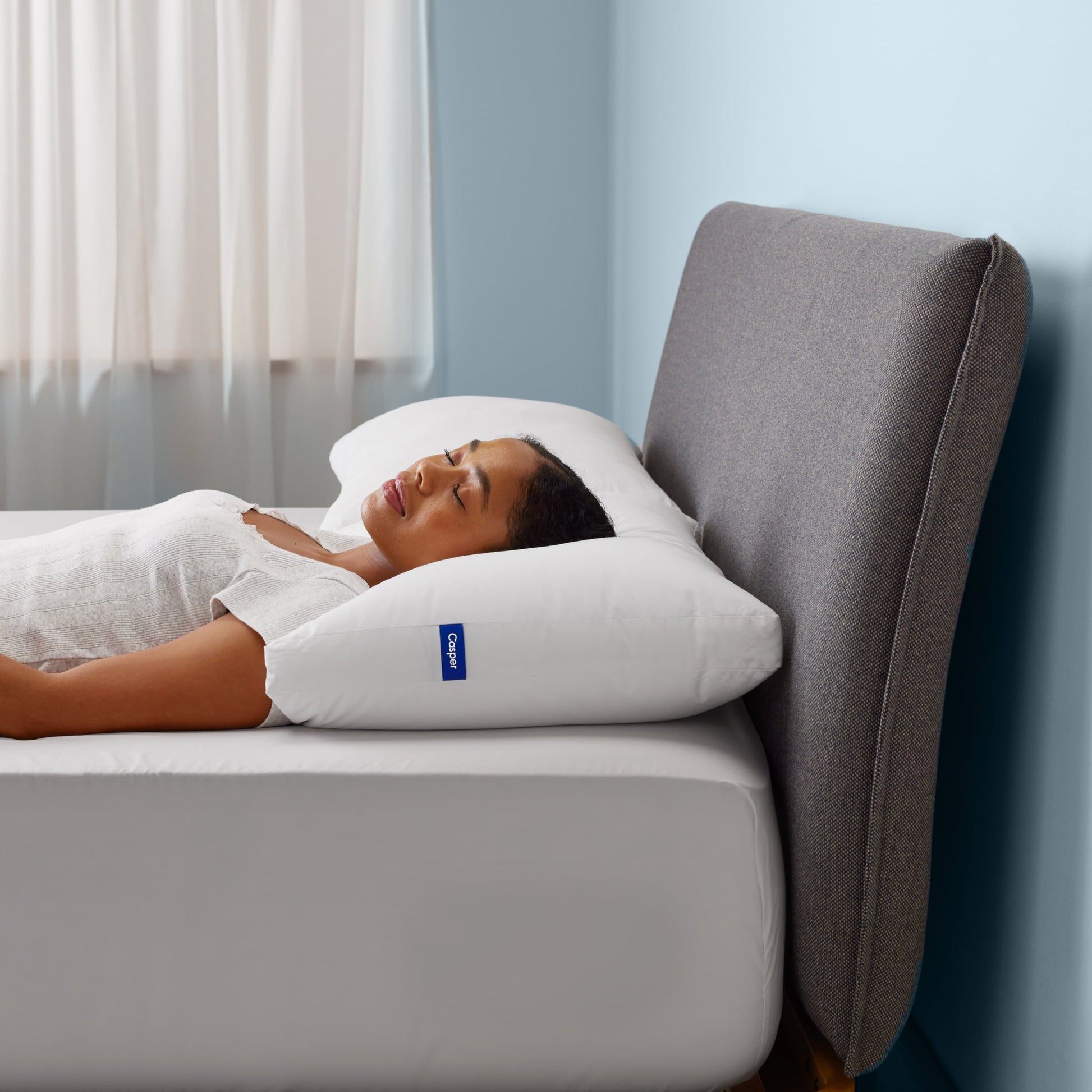 Decorative Plump Essential Pillow, Standard - Hotel Quality Plush Sleeping Pillows Detail