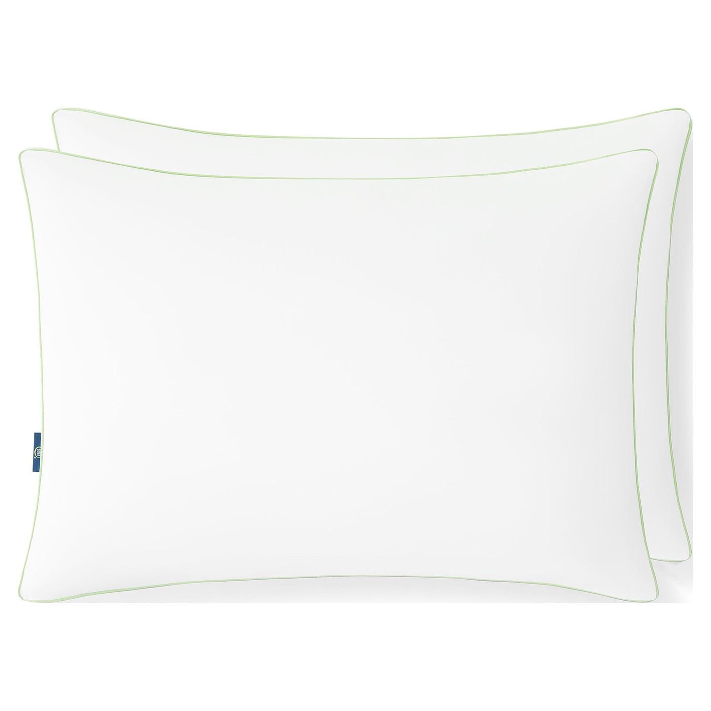 Hotel Collection Firm Bed Pillow, Standard/Queen, 2 Pack - Ergonomic Memory Foam Pillow for Neck Pain Support Detail