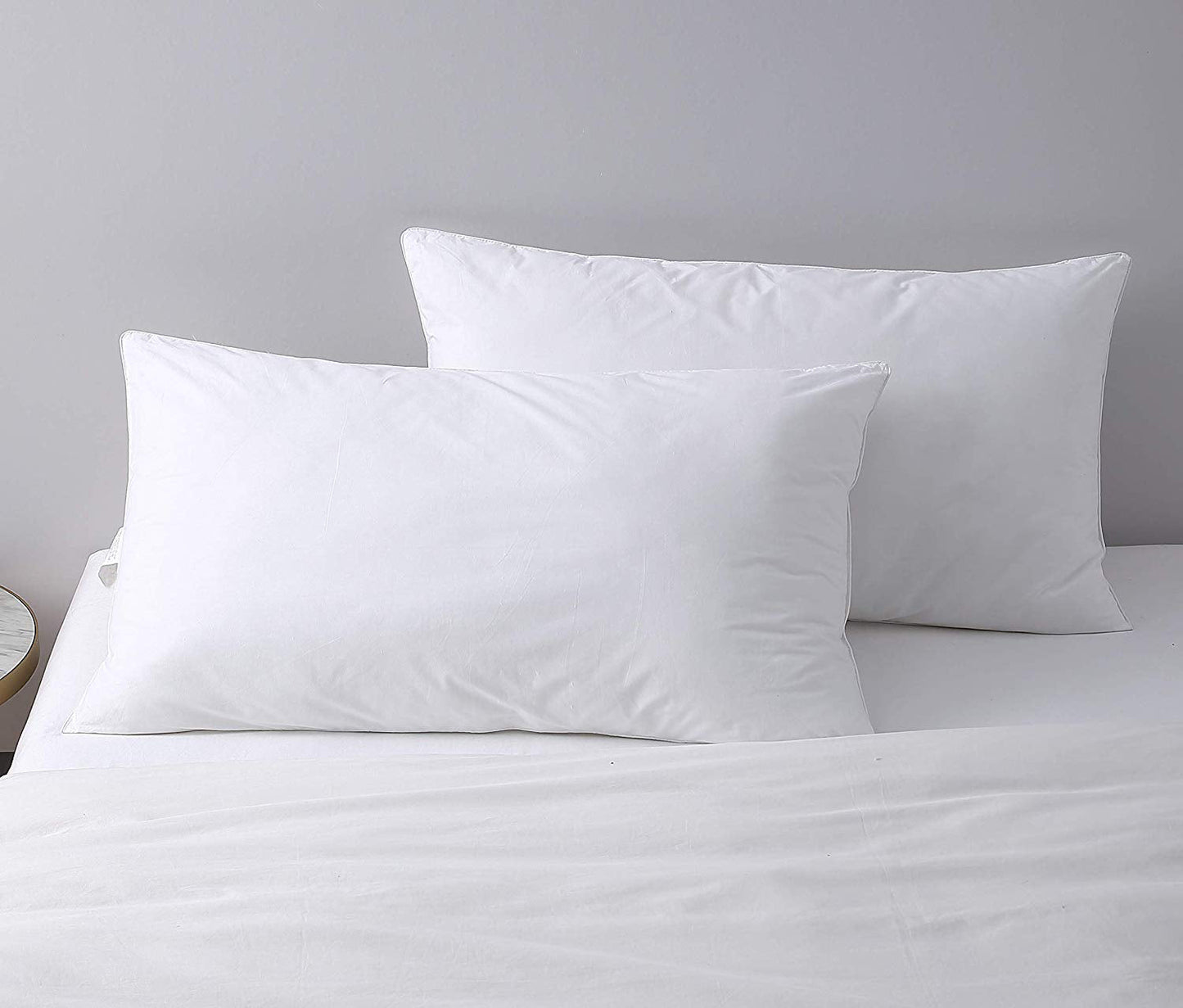 Orthopedic Support Bed Pillows King Size Pillows Set of 2, Pillows for Sleeping,Polyester Microfiber Cover,Super Soft Set of 2(... - Decorative Throw Pillow Cushion for Sofa & Bed Detail