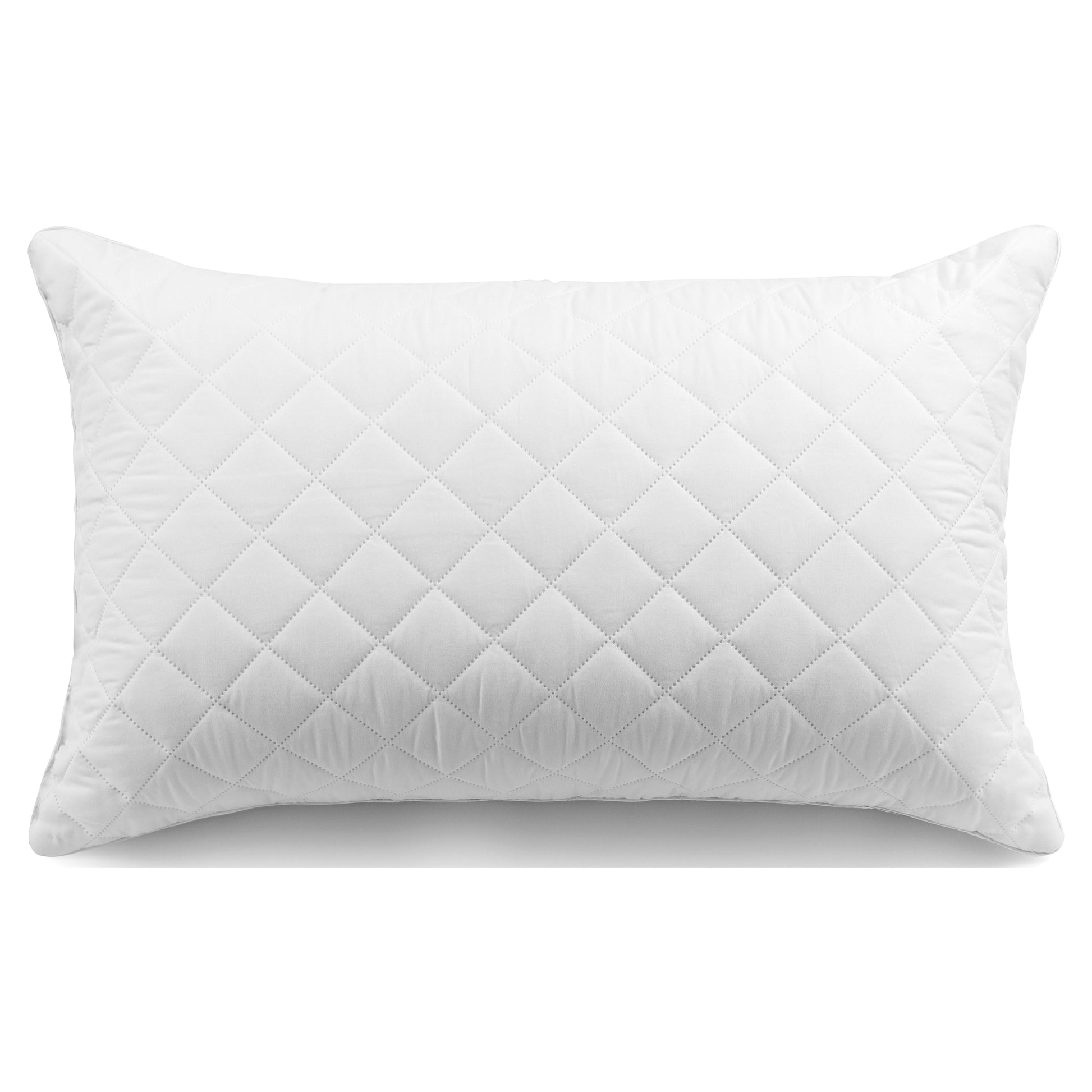 Decorative Plump Memory Foam Cluster Bed Pillow, Standard/Queen, 2 Pack - Orthopedic Shredded Foam Bed Pillow Set Detail