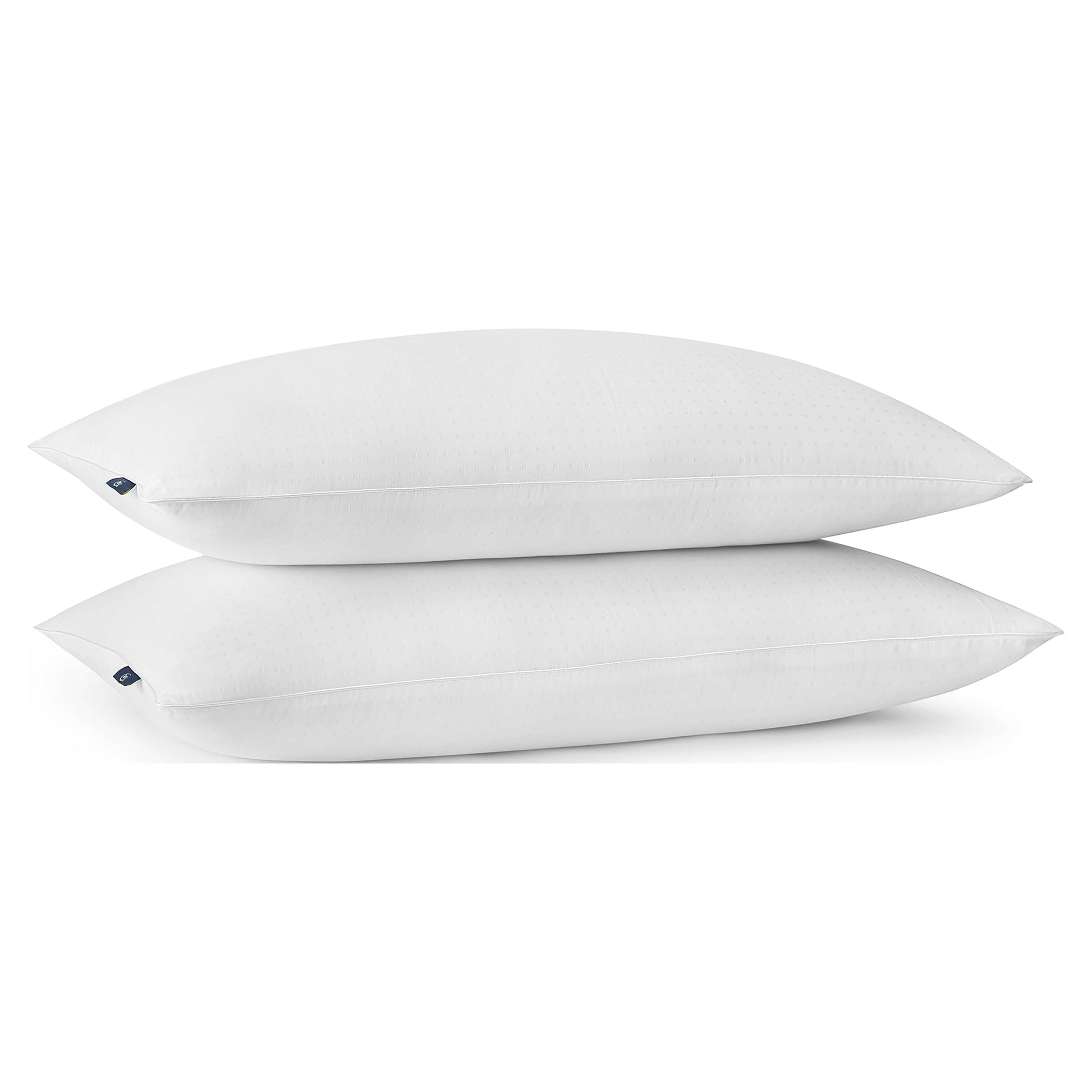 Orthopedic Support Won't Go Flat Bed Pillow, King, 2 Pack - Orthopedic Shredded Foam Bed Pillow Set Detail