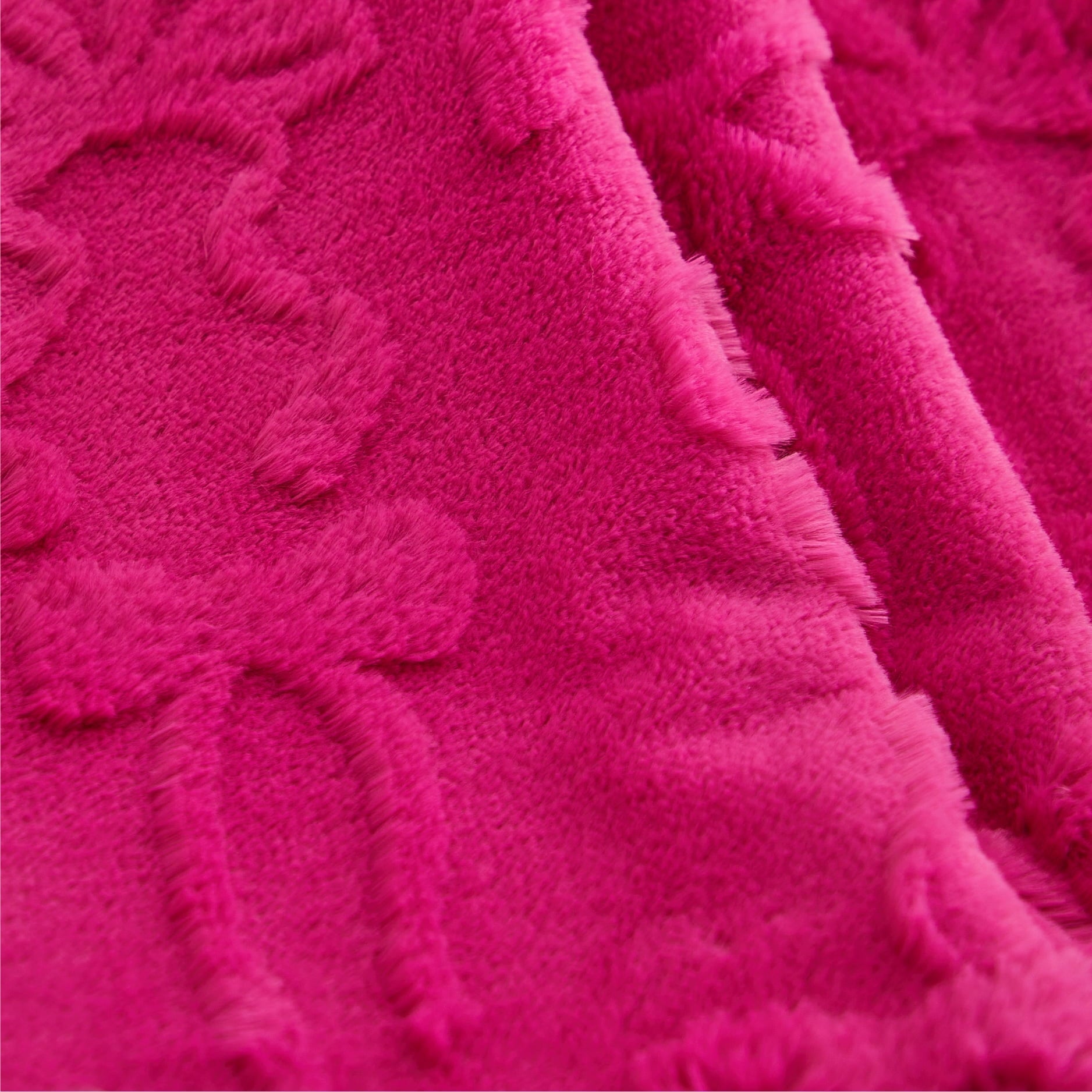 Lightweight Warm Gen Z 50" x 60"Carved Bow Faux Fur Throw - Luxury Knitted Decorative Throw Blanket with Fringes Detail