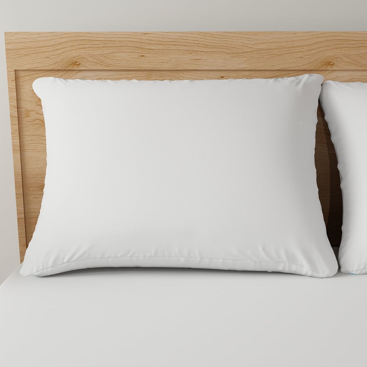 Decorative Plump Allergy Relief Bed Pillows, Standard/Queen - Firm Support, Back and Side Sleeper (2 Count) - Hotel Quality Plush Sleeping Pillows Detail