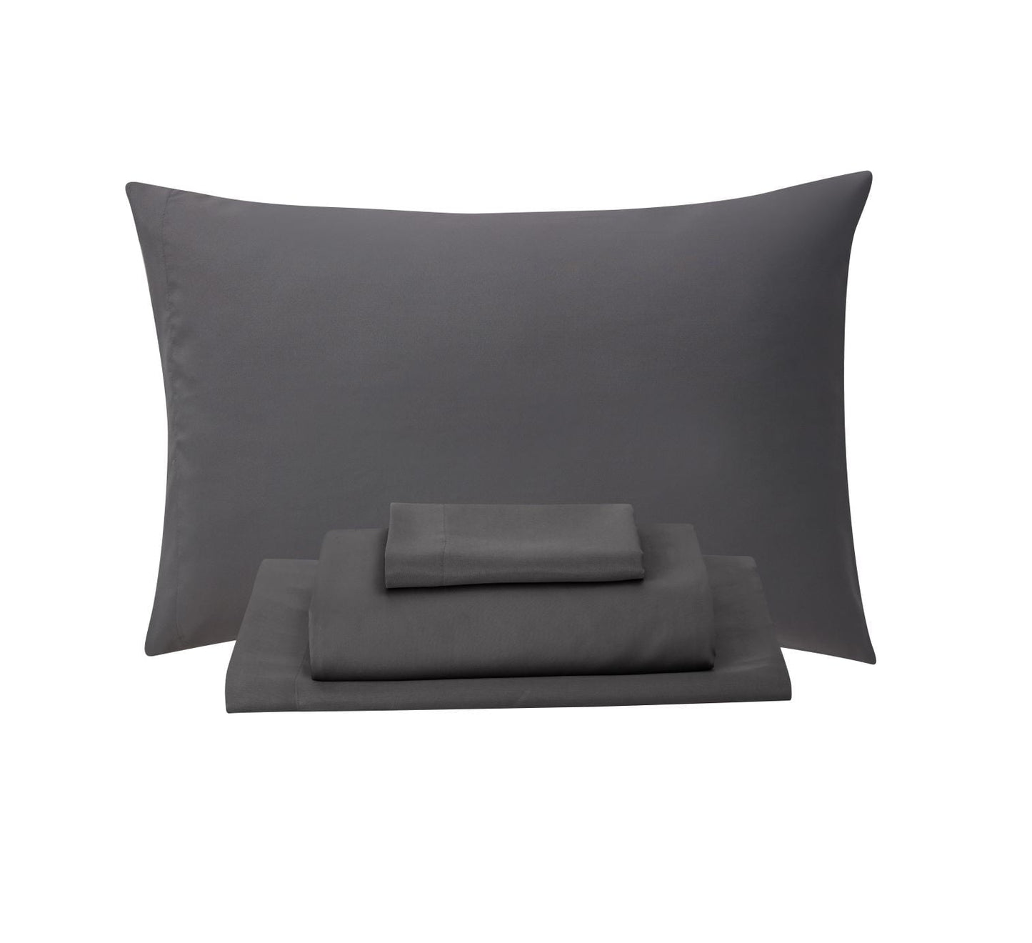 Heavyweight Warmth 7 Piece Reversible Bed in a Bag Comforter Set with Sheets, Black, King - Cloud-Like Soft Lightweight Bed Comforter Detail