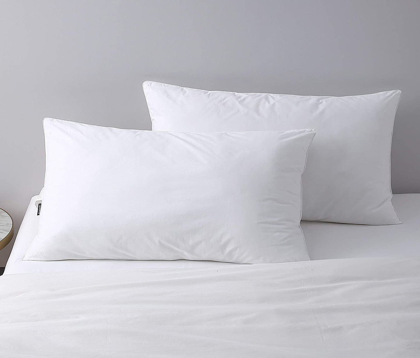 Orthopedic Support Bed Pillows King Size Pillows Set of 2, Pillows for Sleeping,Polyester Microfiber Cover,Super Soft Set of 2(... - Decorative Throw Pillow Cushion for Sofa & Bed Detail