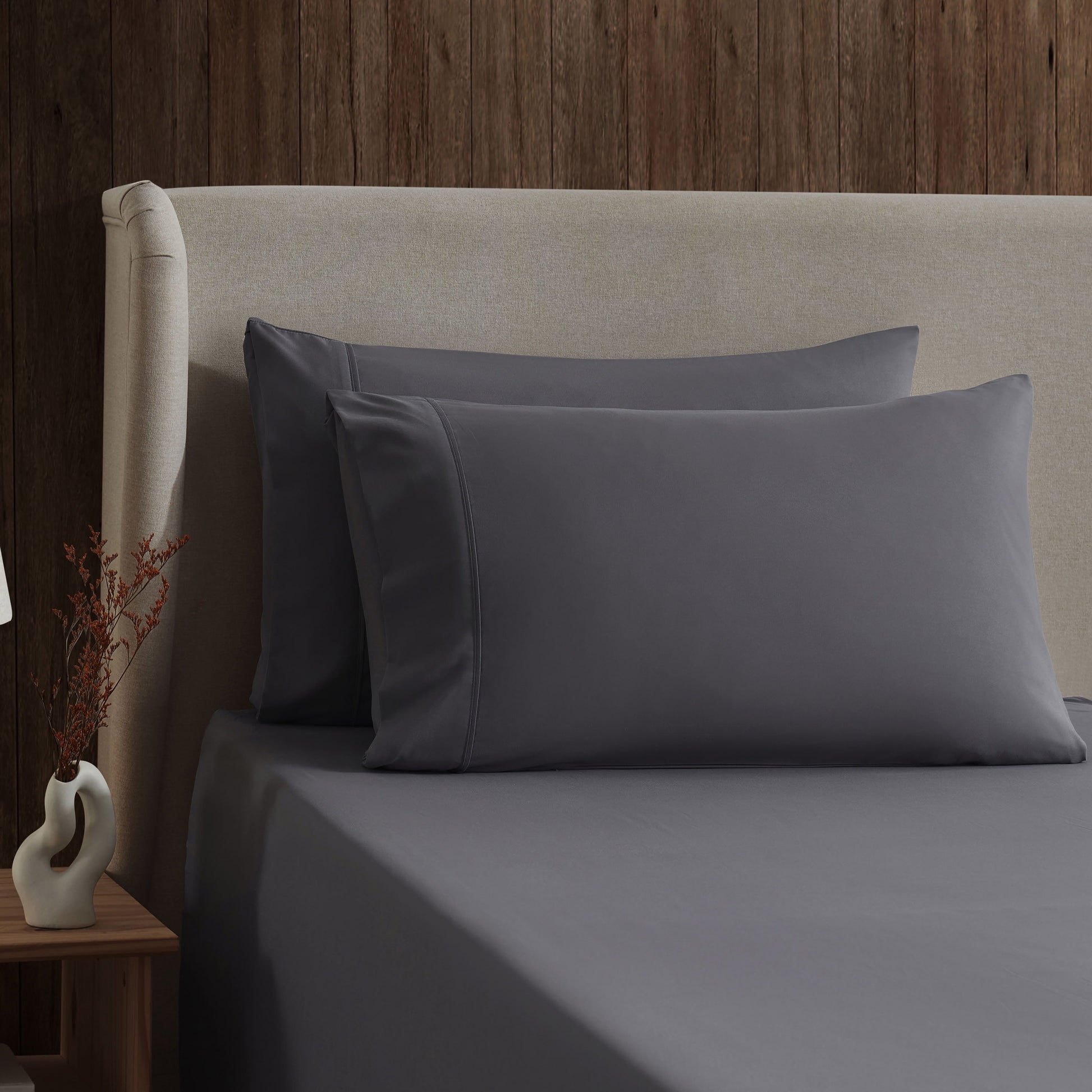Wrinkle-Resistant Queen Sheets Set, 1800 Series Extra Deep Pocket Sheets Queen Soft Microfiber Bed Sheets, 4 Piece Queen Sheet sets - Cooling Hotel Quality Bedding Sheets and Pillowcases Detail