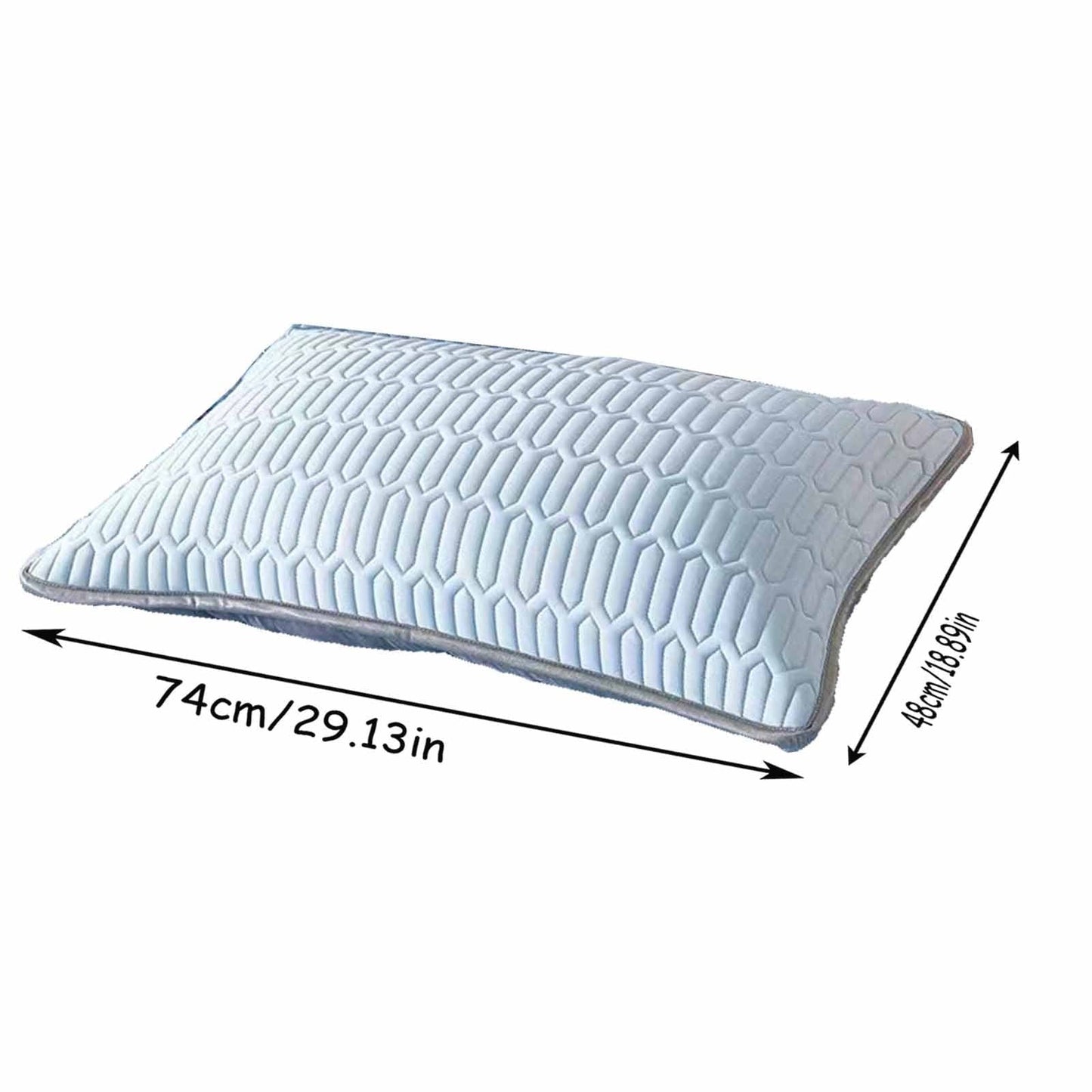 Hotel Collection Cover, Shredded Memory Foam s, Gel Infused Cool s, Adjustable s for Sleeping, Breathable King s, Washable Removable B... - Ergonomic Memory Foam Pillow for Neck Pain Support Detail
