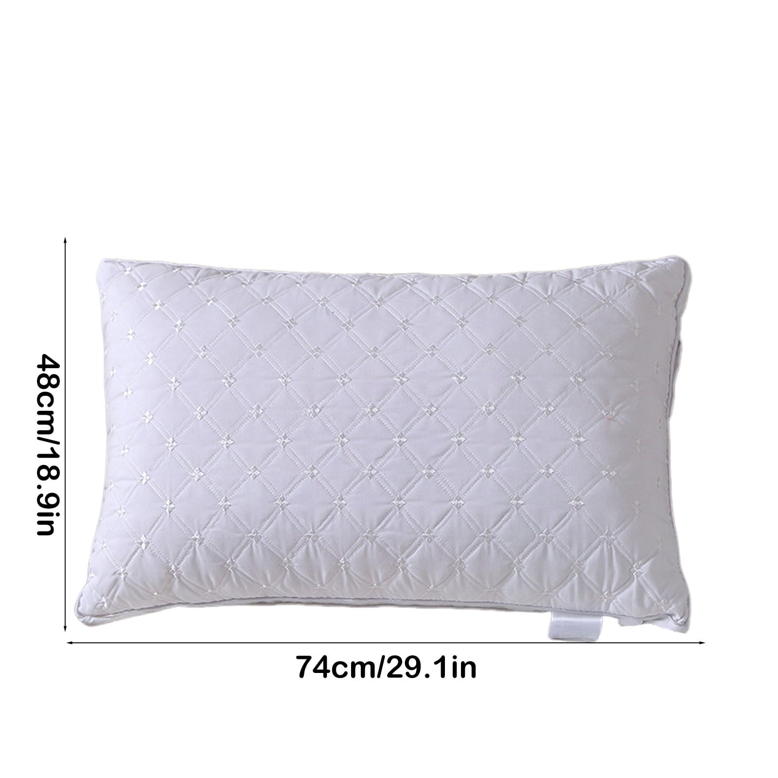 Hotel Collection Hotel Grade Extra Soft Pillows Queen Size Set of 2 Supportive Bed Pillow for Back Side and Stomach Sleepers, Breathab... - Orthopedic Shredded Foam Bed Pillow Set Detail