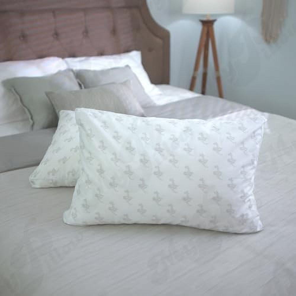 Fluffy Shredded Bedding Bed Pillows for Sleeping Standard Size, Set of 2, Back, Stomach or Side Sleepers - Classic Pillow (Standard, ... - Hotel Quality Plush Sleeping Pillows Detail