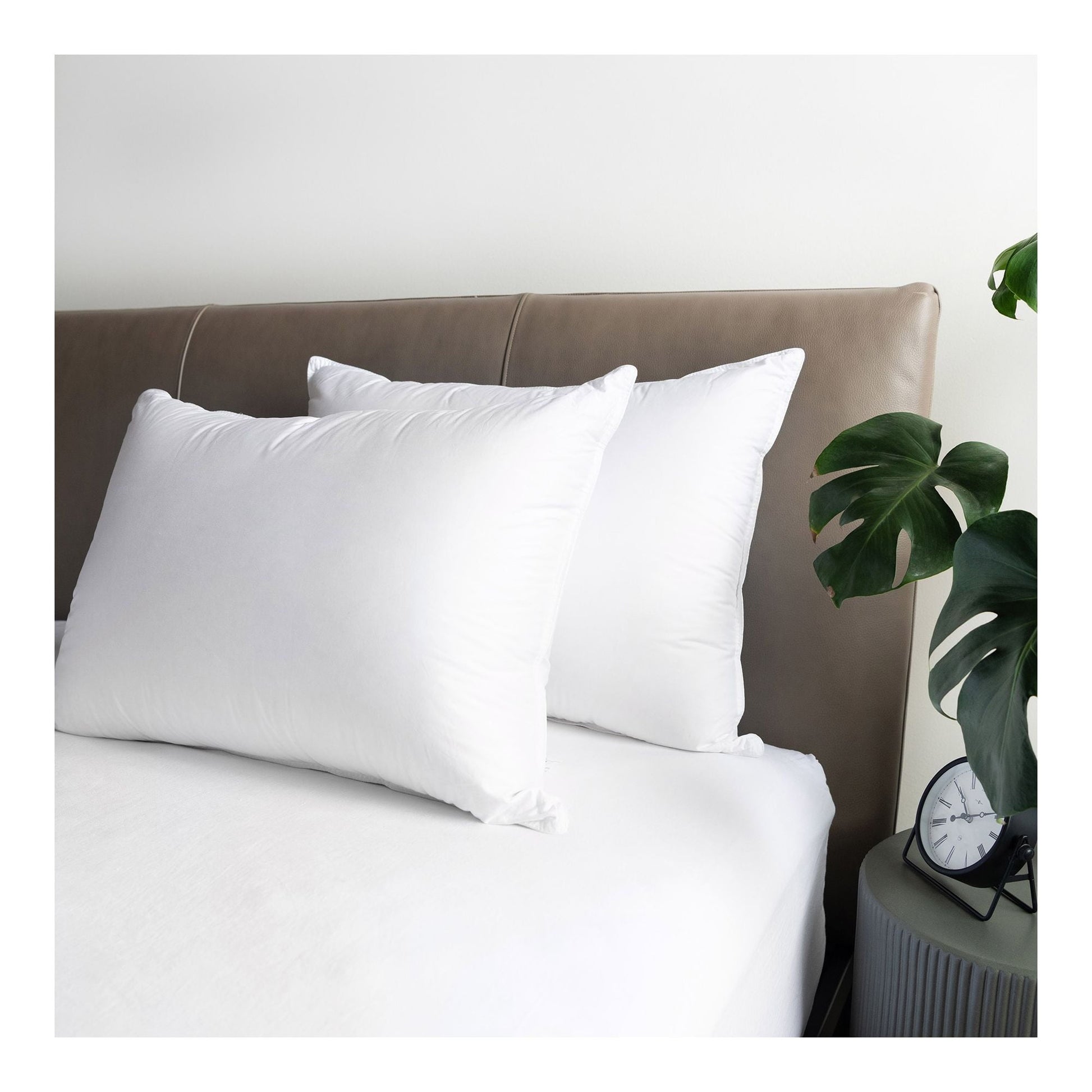 Decorative Plump Microflex Hospitality Bed Pillow - Standard - Firm - 10 Pack - Ergonomic Memory Foam Pillow for Neck Pain Support - Default Title