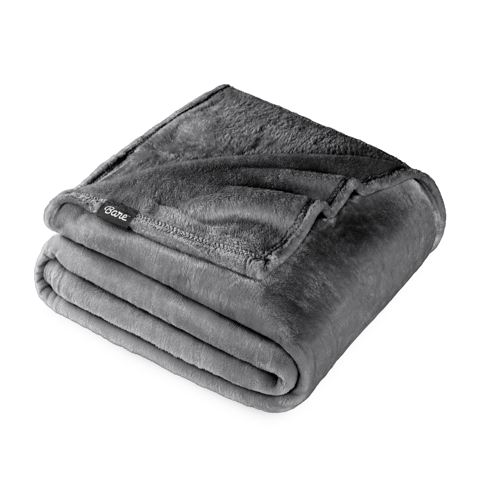 Lightweight Warm Microplush Fleece Blanket - 300 GSM - Fuzzy Microfleece - Soft & Plush - Full/Queen, Gray - Lightweight Plush Warm Blanket for All Seasons - Default Title