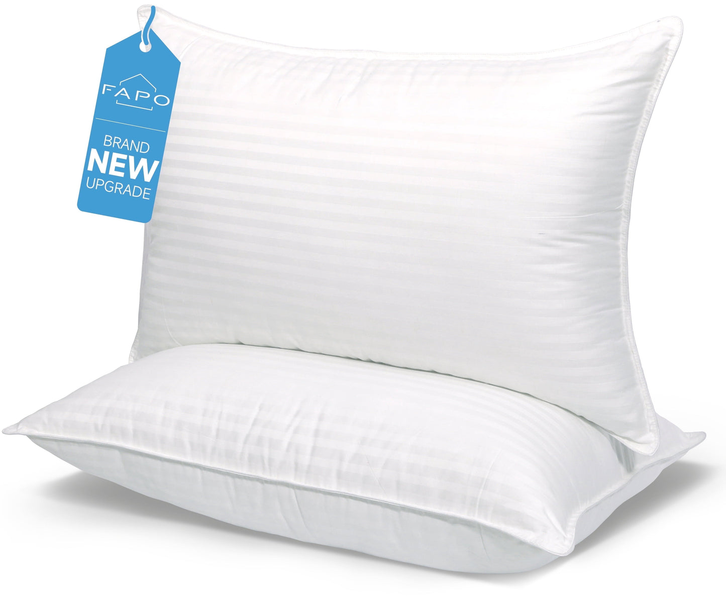 Hotel Collection Bed Pillows 2-Pack Queen Size Luxury Hotel Pillow for Side and Back Sleeper Pillows for Bed with Cooling Cover - Decorative Throw Pillow Cushion for Sofa & Bed - Default Title