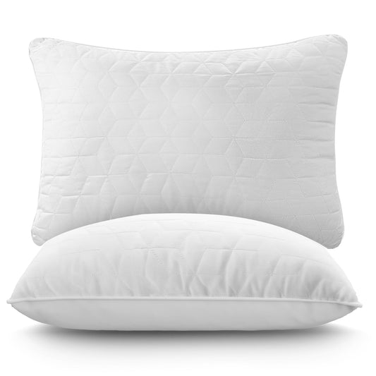 Orthopedic Support Bed Pillows for Sleeping 2 pack, King Size Cooling Pillows Hotel Quality with Premium Soft Down Alternative Fill for ... - Hotel Quality Plush Sleeping Pillows - Default Title
