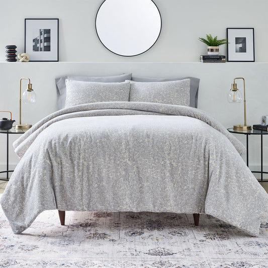 All-Season Better Homes & Garden Grey Chenille 3-Piece Comforter Set, Full/Queen, All Ages - All-Season Down Alternative Comforter Insert - Default Title