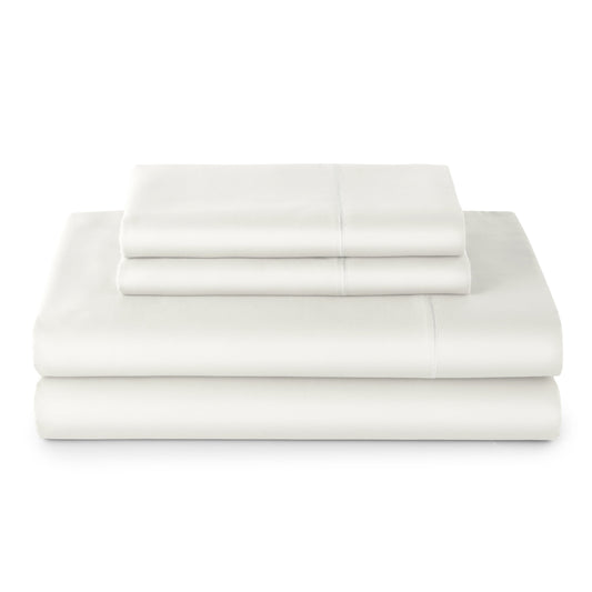 Breathable Luxury 4-Piece 400 Thread Count Vanilla Dream Performance Bed Sheet Set, King - Premium Ultra-Soft Pillowcase Pair for Sleeping - Default Title