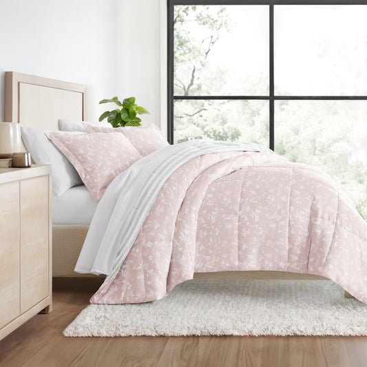 Heavyweight Warmth All Season Ultra Soft Comforter Set Lightweight Bedding in Pressed Flowers for Full/Queen Size - Hypoallergenic Ultra-Fluffy Quilt for Winter - Default Title