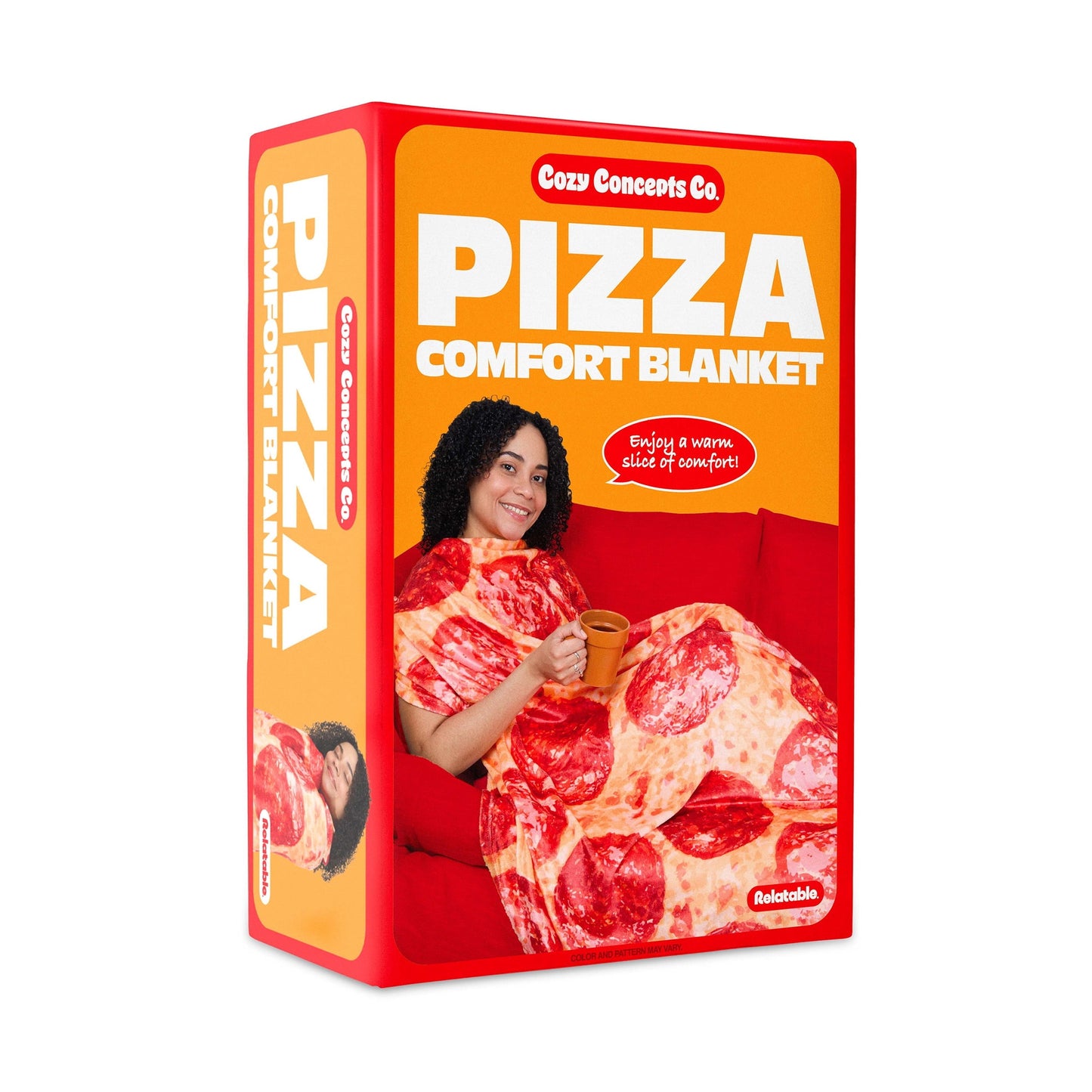 Cozy Fleece Pizza Throw Blanket Large 65 Cozy Fleece Blanket - Lightweight Plush Warm Blanket for All Seasons - Default Title