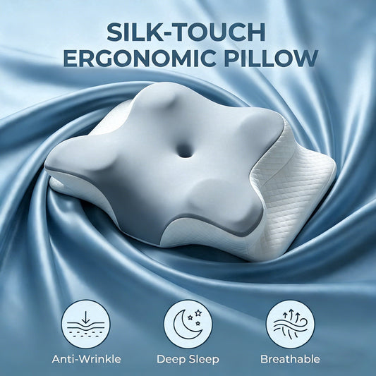 Ergonomic Memory Foam Memory Foam Contour Pillows - Neck Pain Relief, Orthopedic Cervical, Breathable Washable Cover - Orthopedic Shredded Foam Bed Pillow Set - Default Title