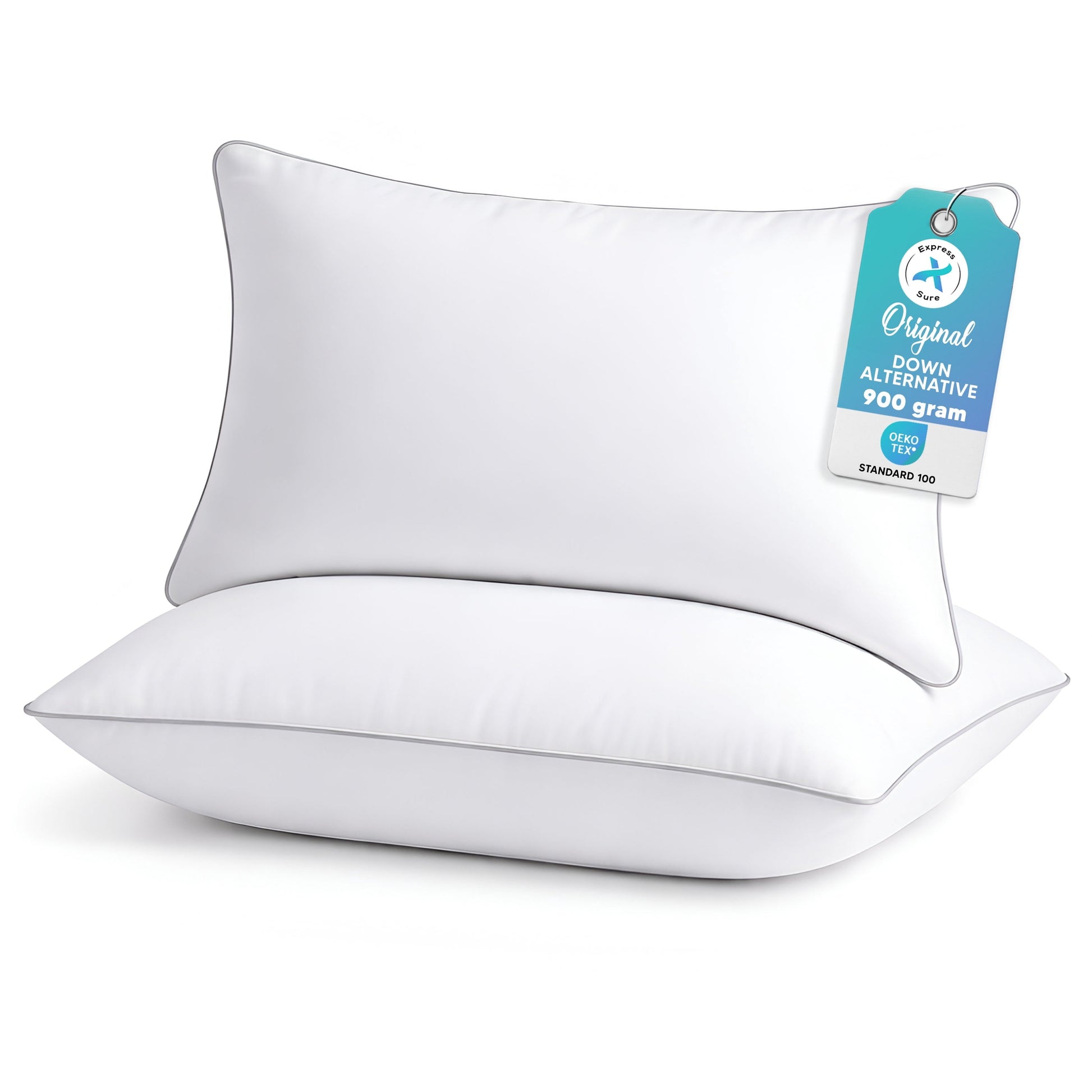 Fluffy Shredded 2-Pack Standard Bed Pillows – Soft, Breathable & Hypoallergenic for Better Sleep - Decorative Throw Pillow Cushion for Sofa & Bed - Default Title