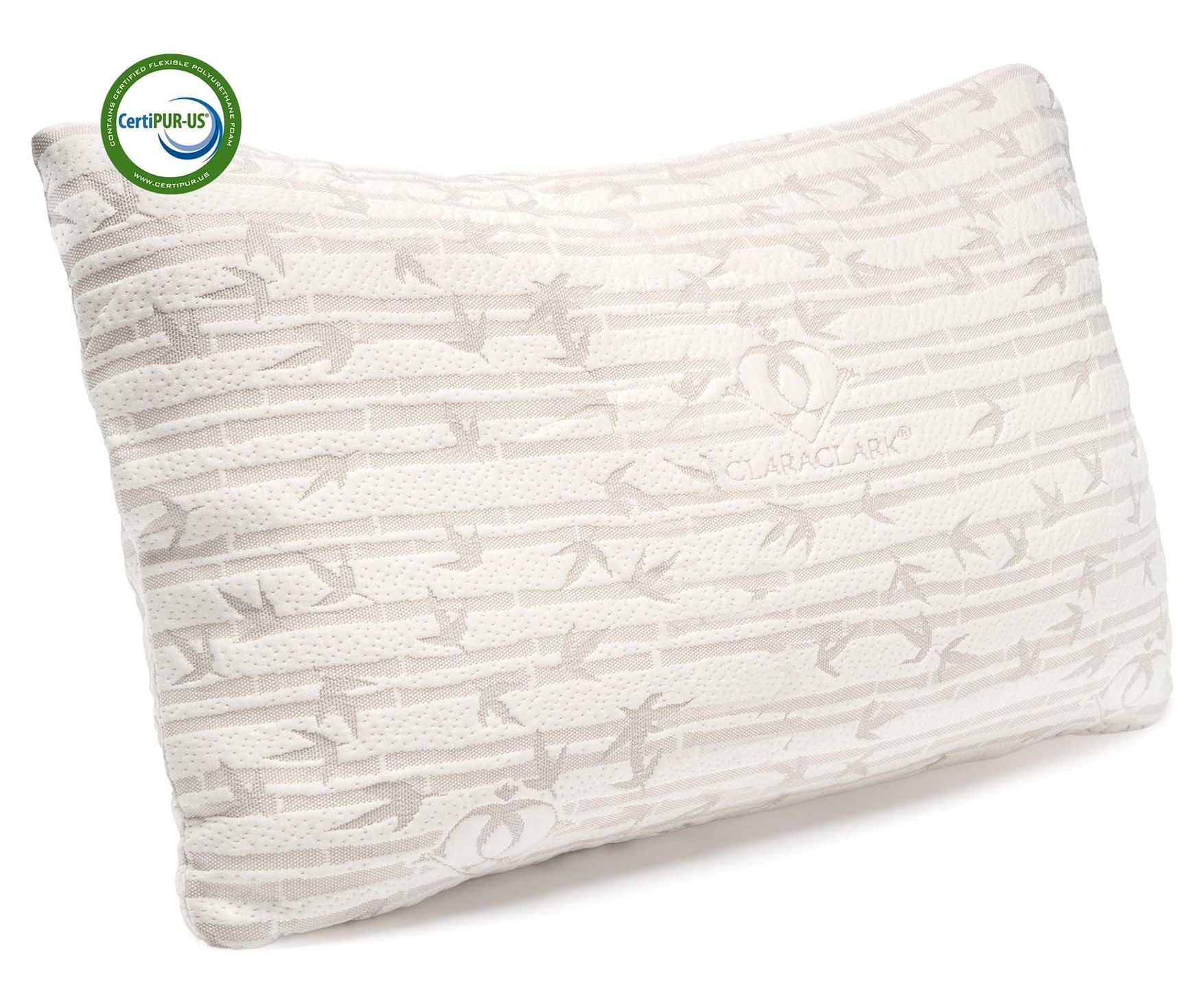 Orthopedic Support Bed Pillow, Bamboo Pillows for Bed, Queen Size Pillows - Decorative Throw Pillow Cushion for Sofa & Bed - Default Title