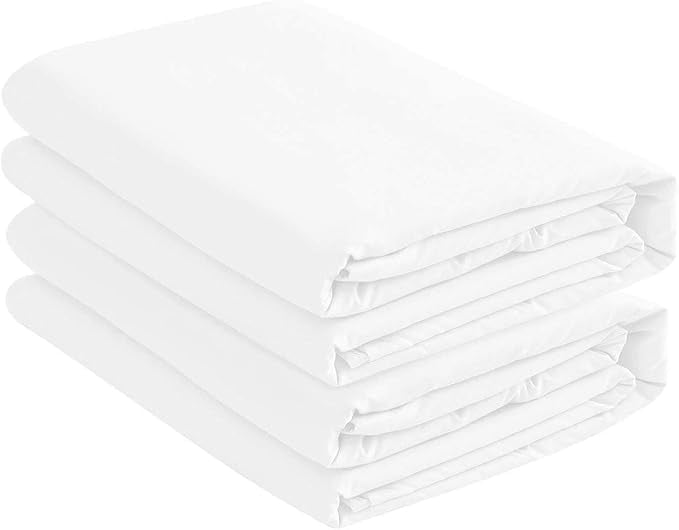 Premium Egyptian Cotton Jersey Knit Microfiber 2 Twin XL Fitted Bottom Bed Sheets (2-Pack) 1800 Ultra Soft - Hypoallergenic - 15" Deep Pocket... - Cooling Hotel Quality Bedding Sheets and Pillowcases - Default Title