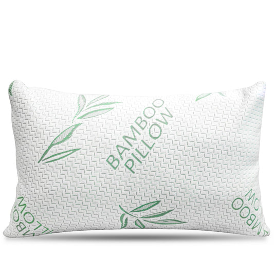 Orthopedic Support King Size Pillow, Memory Foam Bed Pillows with Washable Pillowcases, King - Orthopedic Shredded Foam Bed Pillow Set - Default Title