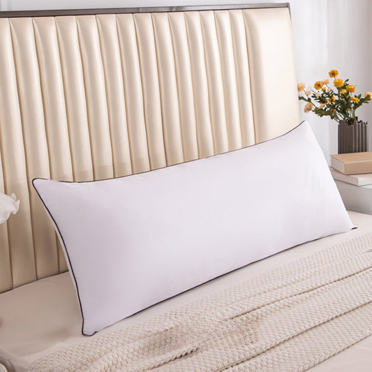 Hotel Collection Long Pillows For Bed King Clearance! 100*48cm White Gentle Support Soybean Pillow, Comfortable Breathable Bed Pillows... - Orthopedic Shredded Foam Bed Pillow Set - Default Title