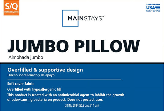 Ergonomic Memory Foam MS Mega Pillow SQ - Hotel Quality Plush Sleeping Pillows - Default Title