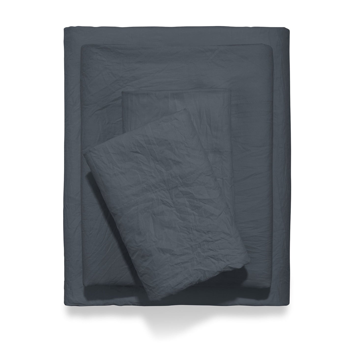 Ultra-Soft Microfiber Bed Sheet Set, Grey Stone, Full, 4 Pieces - Premium Ultra-Soft Pillowcase Pair for Sleeping - Default Title