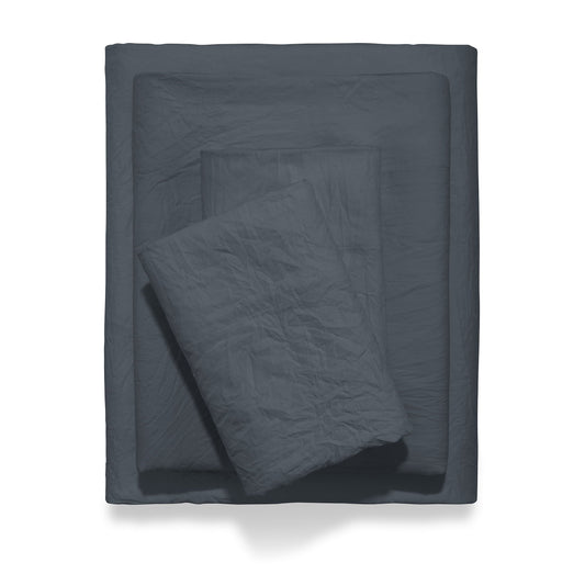 Ultra-Soft Microfiber Bed Sheet Set, Grey Stone, Full, 4 Pieces - Premium Ultra-Soft Pillowcase Pair for Sleeping - Default Title