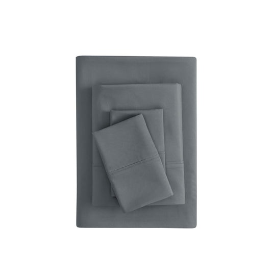 Ultra-Soft Super Soft Brushed Microfiber Bed Sheet Set, Soothing Gray, Queen, 4 Piece - Premium Ultra-Soft Pillowcase Pair for Sleeping - Default Title