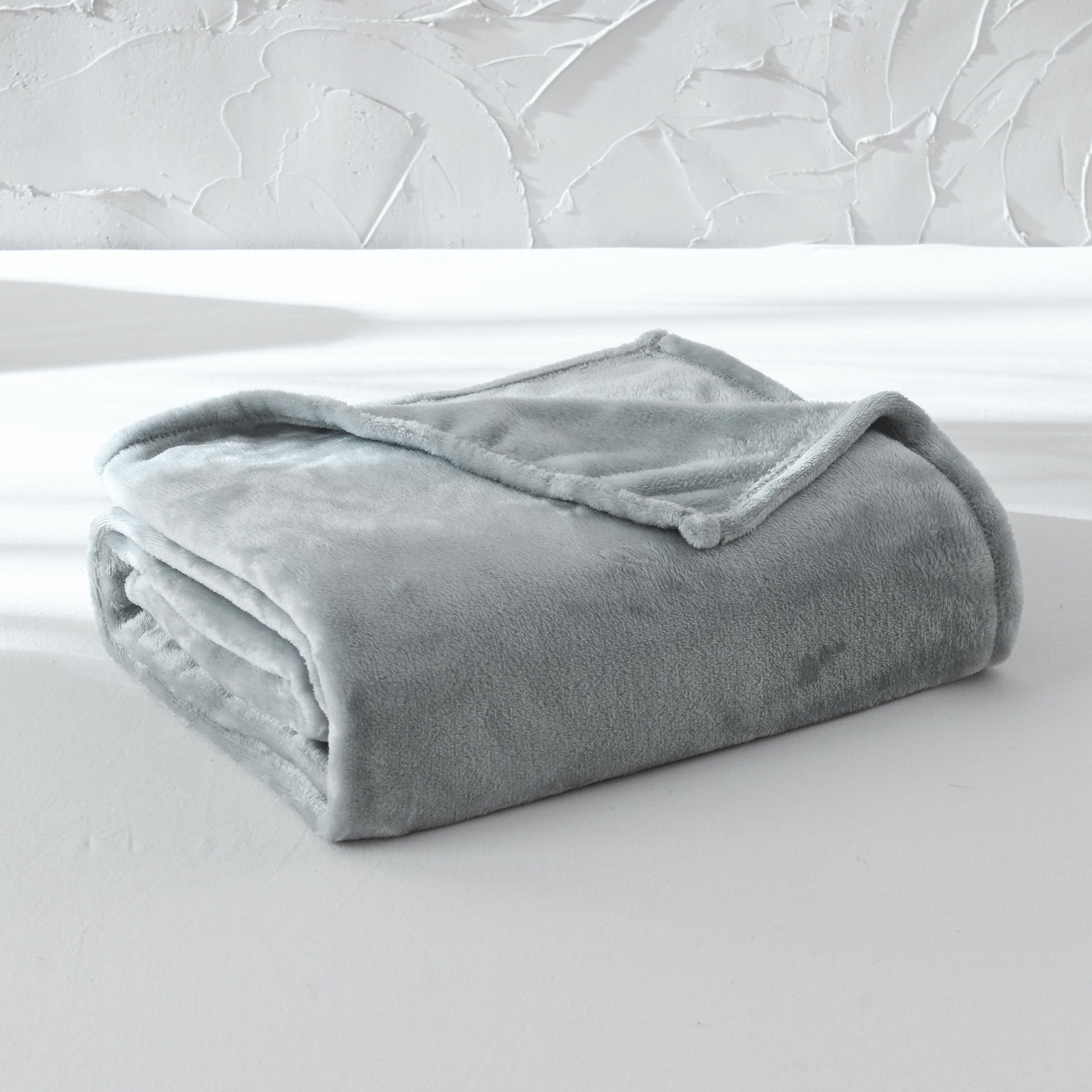 Decorative Knitted Super Soft Plush Blanket, Gray, Twin, Adult/Teen - Cozy Fleece Throw Blanket for Couch & Bed - Default Title