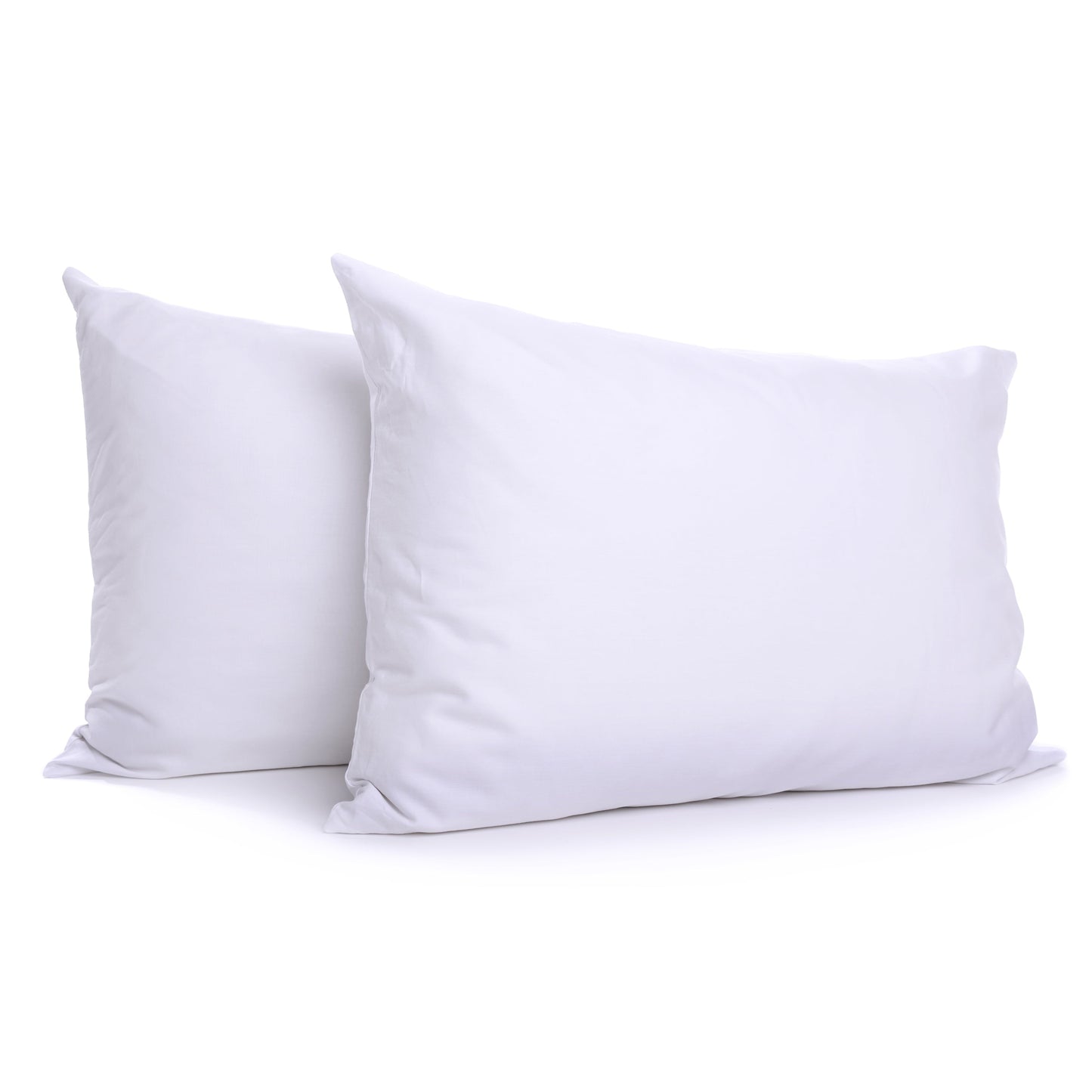 Fluffy Shredded 2-Pack Down Alternative White Bed Pillows, Standard - Ergonomic Memory Foam Pillow for Neck Pain Support - Default Title