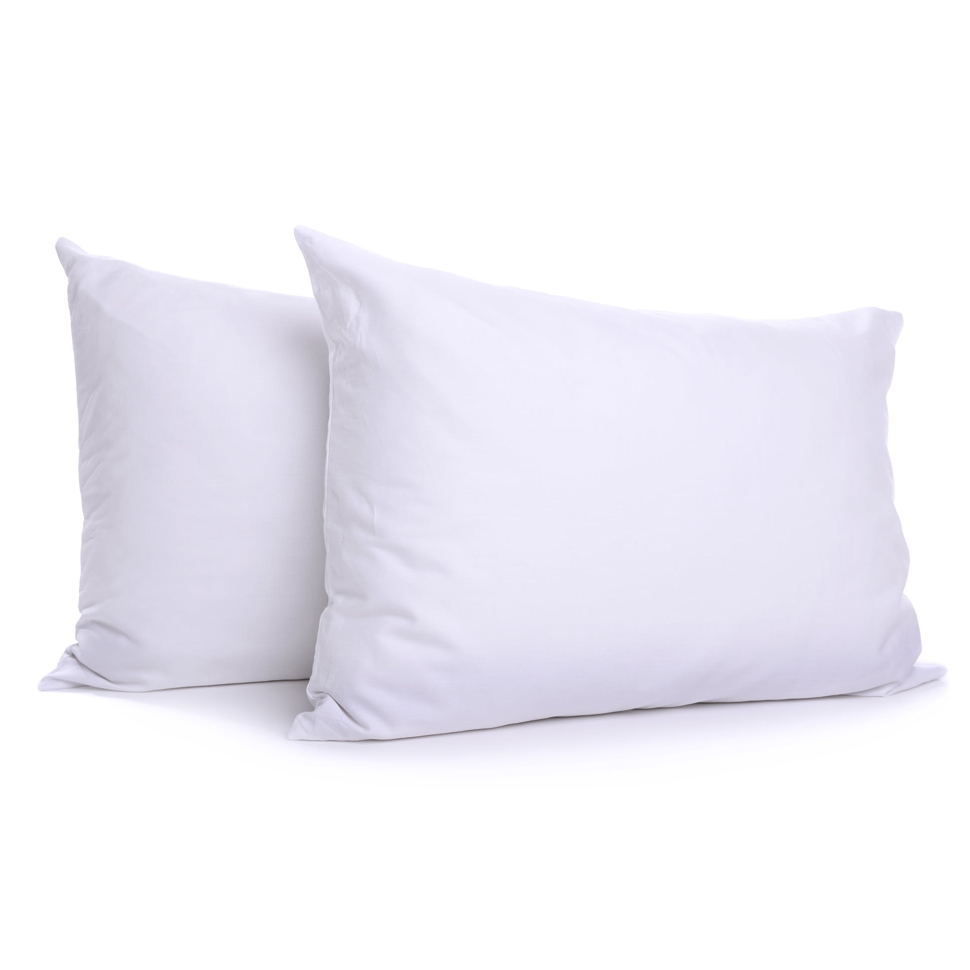 Fluffy Shredded 2-Pack Down Alternative White Bed Pillows, Standard - Ergonomic Memory Foam Pillow for Neck Pain Support - Default Title