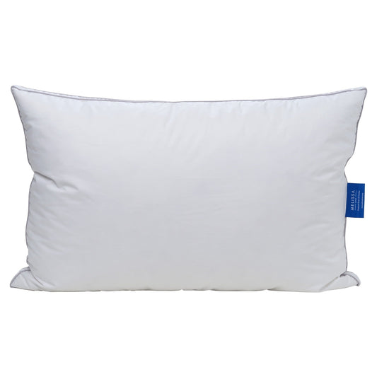 Hotel Collection Linen Premium Goose Down Feather Pillow for Bed, Soft & Supportive, Standard Size, White - Hotel Quality Plush Sleeping Pillows - Default Title