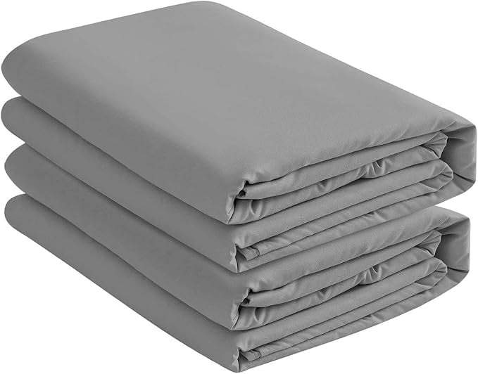 Cooling Sateen Microfiber 2 Twin Fitted Bottom Bed Sheets (2-Pack) 1800 Ultra Soft and Comfy - 39" x 75" Great for Kids Room, Guest ... - Luxury Bed Sheet Set with Deep Pockets - Default Title
