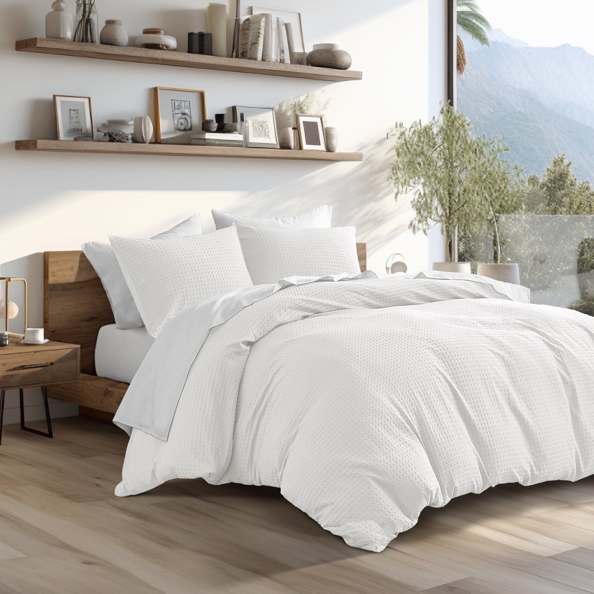 Luxurious Quilted Comforter Sets Twin/Twin-XL, 2 Piece Soft Bedding Sets, Off-White Comforter Bed Set with Pillow Shams - Cloud-Like Soft Lightweight Bed Comforter - Default Title
