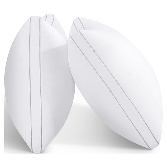 Hotel Collection Bed Pillows 2 Pack Down Alternative Pillows for Bed Queen Size Set of 2 Soft Hotel Collection Gusseted Cooling Pillow... - Hotel Quality Plush Sleeping Pillows - Default Title