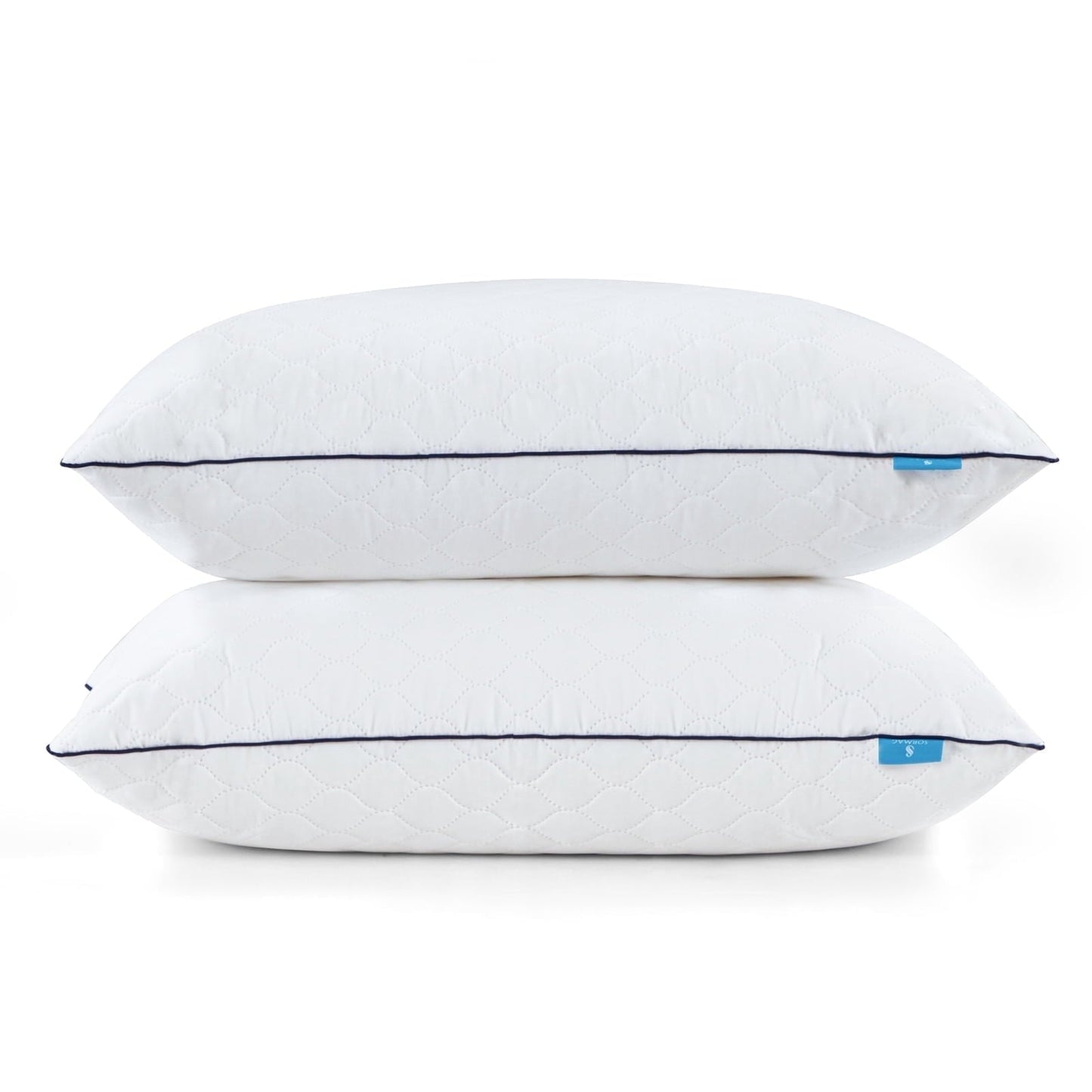 Hotel Collection Bed Pillows for Sleeping Queen Size 20" x 30" Hypoallergenic Pillow for Side and Back Sleeper Soft Supportive Hotel C... - Hotel Quality Plush Sleeping Pillows - Default Title
