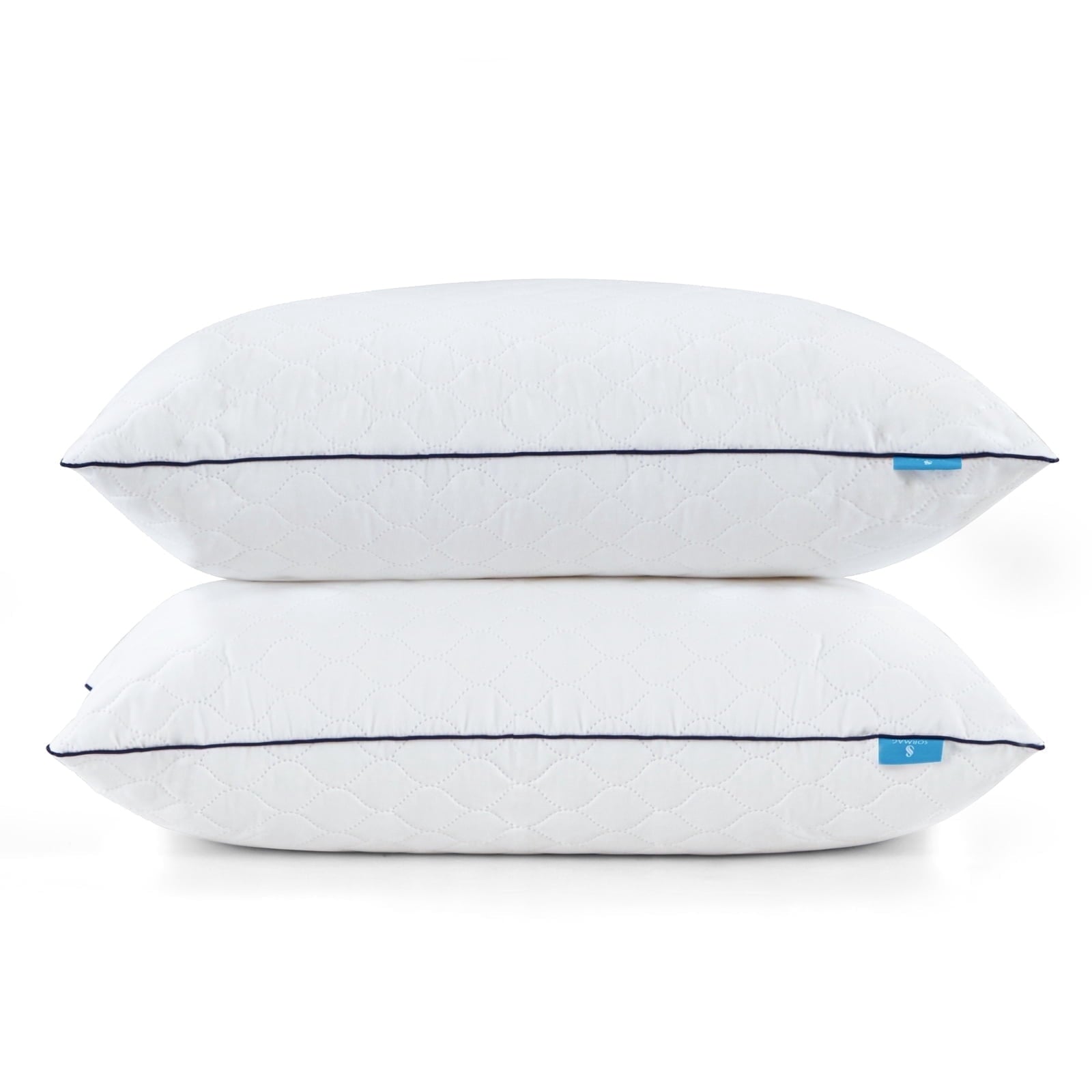 Hotel Collection Bed Pillows for Sleeping Queen Size 20" x 30" Hypoallergenic Pillow for Side and Back Sleeper Soft Supportive Hotel C... - Hotel Quality Plush Sleeping Pillows - Default Title