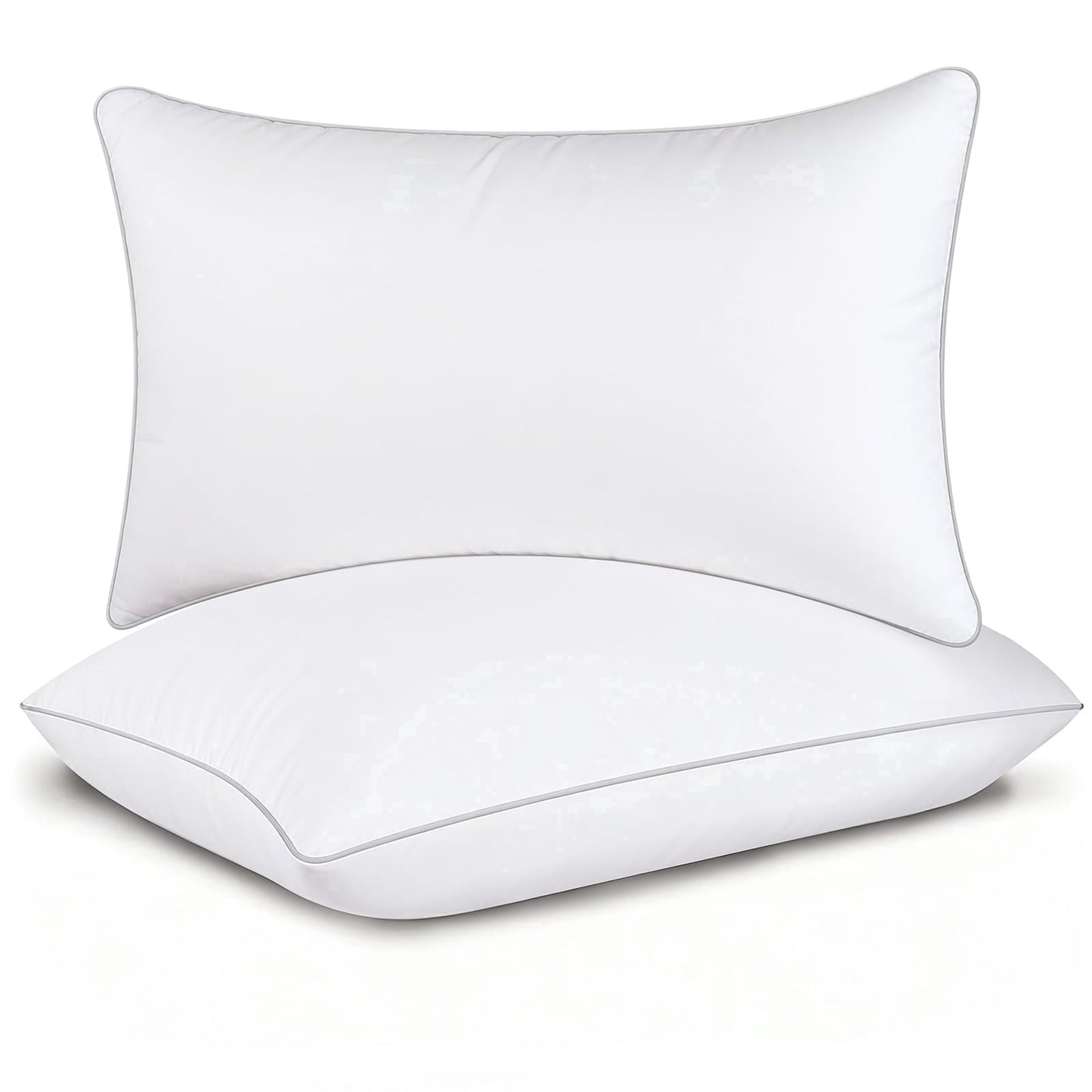 Hotel Collection Pillows Queen Size Set of 2, Bed Pillows for Side and Back Sleepers, Soft Down Alternative Pillows, Hotel Quality and... - Hotel Quality Plush Sleeping Pillows - Default Title