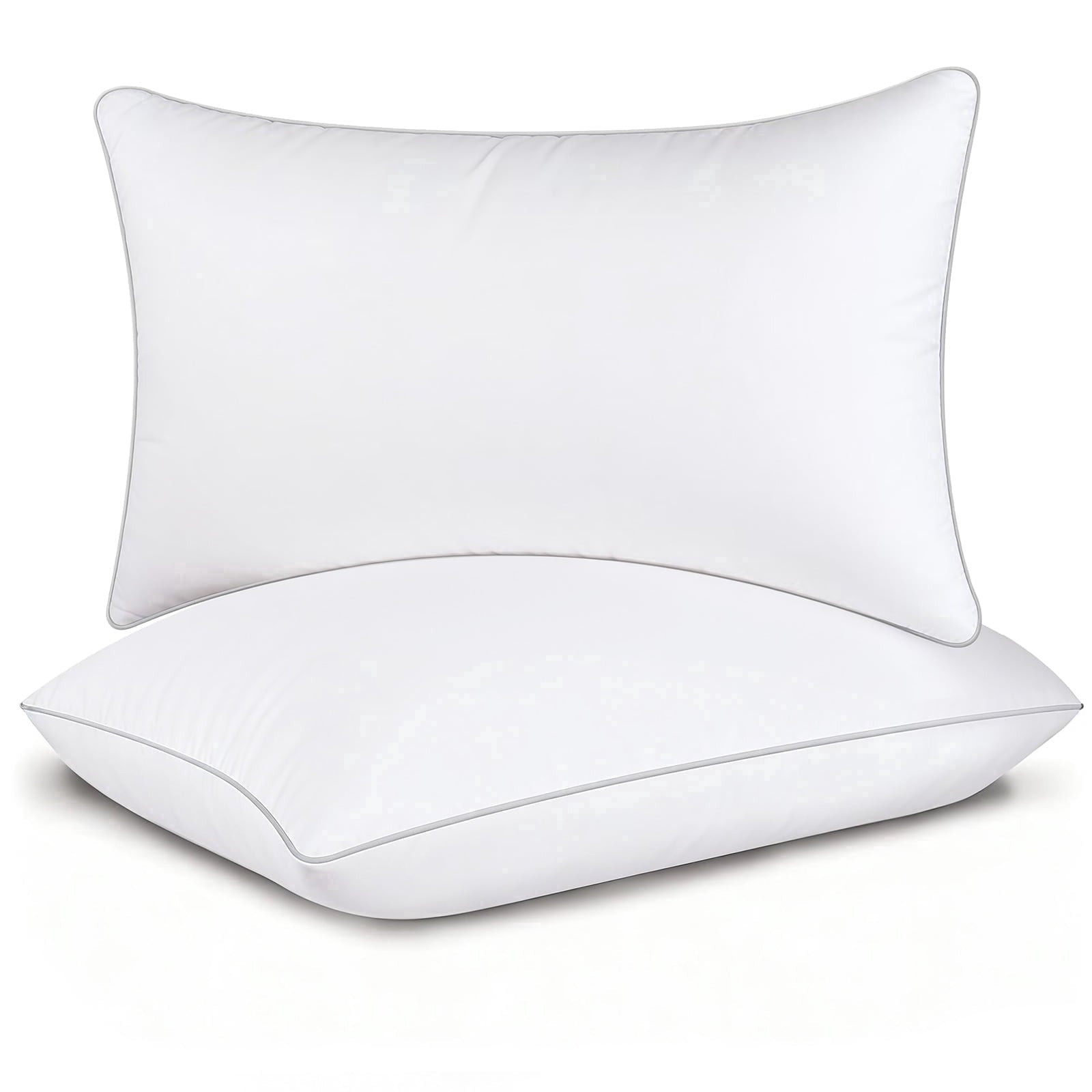 Hotel Collection Pillows Queen Size Set of 2, Bed Pillows for Side and Back Sleepers, Soft Down Alternative Pillows, Hotel Quality and... - Hotel Quality Plush Sleeping Pillows - Default Title