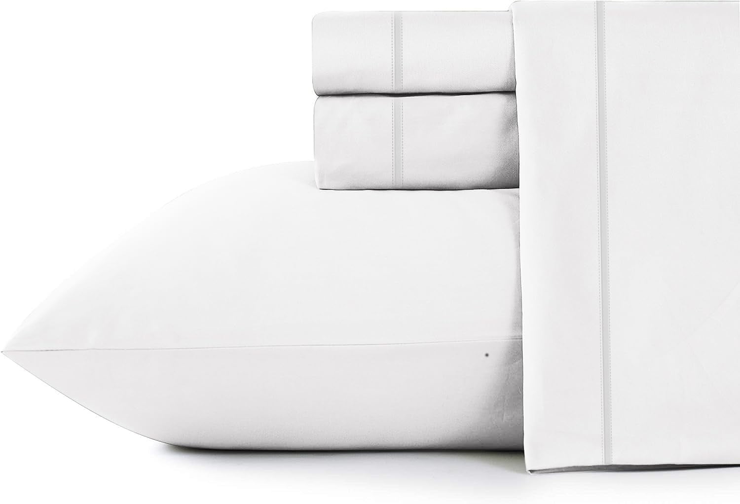 Premium Egyptian Cotton Bed Sheets Set 4 Pieces, 600 TC 100% Egyptian Cotton Bed Sheets, Breathable, Soft & Silky Sateen Weave Fits Mattress ... - Luxury Bed Sheet Set with Deep Pockets - Default Title