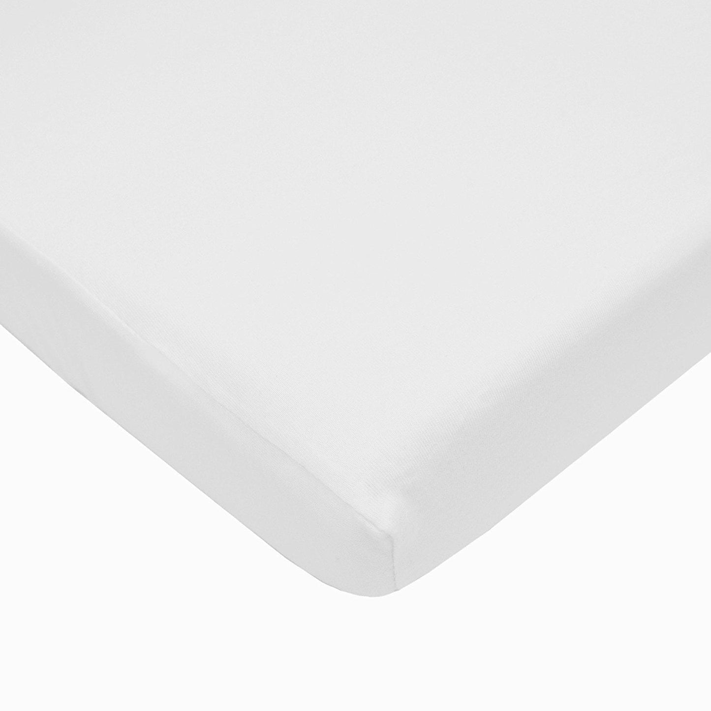Wrinkle-Resistant TL Care 100% Natural Breathable Cotton Jersey Knit Fitted Bassinet Sheet, White, 15" x 33", Soft Breathable, for Boys... - Breathable Egyptian Cotton Flat & Fitted Sheets - Default Title