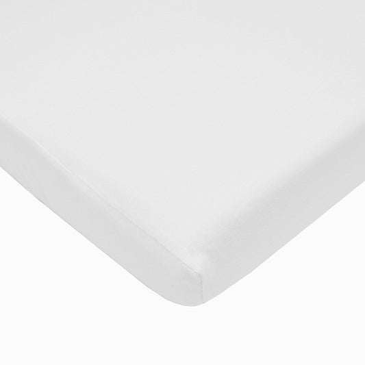 Wrinkle-Resistant TL Care 100% Natural Breathable Cotton Jersey Knit Fitted Bassinet Sheet, White, 15" x 33", Soft Breathable, for Boys... - Breathable Egyptian Cotton Flat & Fitted Sheets - Default Title