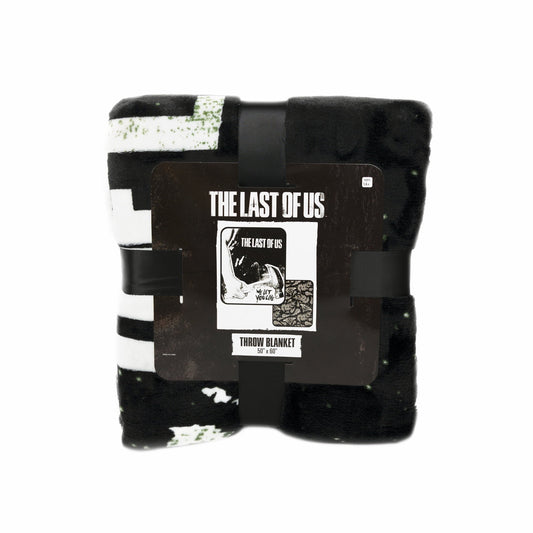 Lightweight Warm Black and White Polyester Throw Blanket, 50" X 60" - Super Soft Reversible Sherpa Flannel Blanket - Default Title