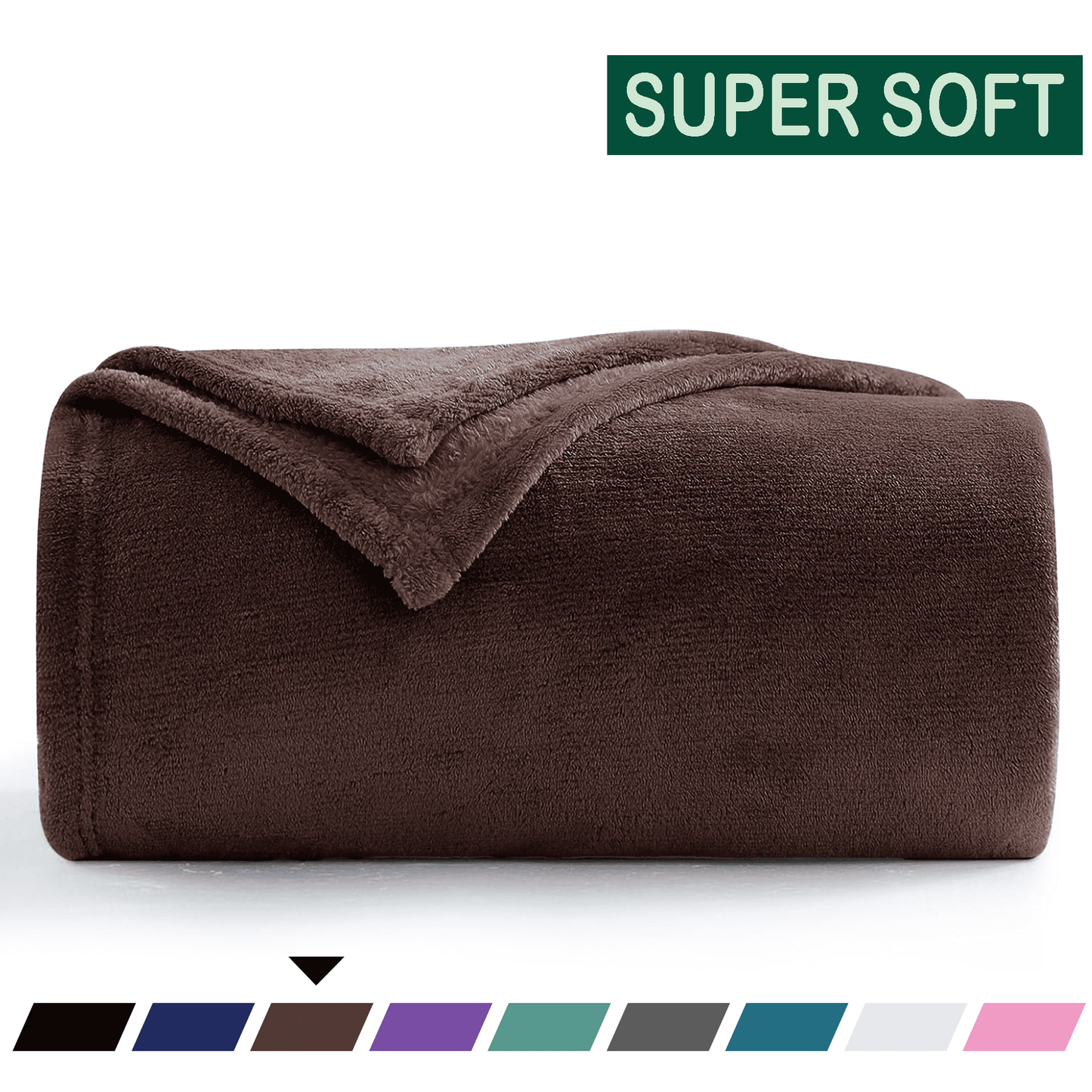 Super Soft Flannel Throw Blanket, Fuzzy & Plush Warm Fleece Blanket, Throw Size Coffee Blankets for Couch Beds, Machine Washable Blanket... - Luxury Knitted Decorative Throw Blanket with Fringes - Default Title