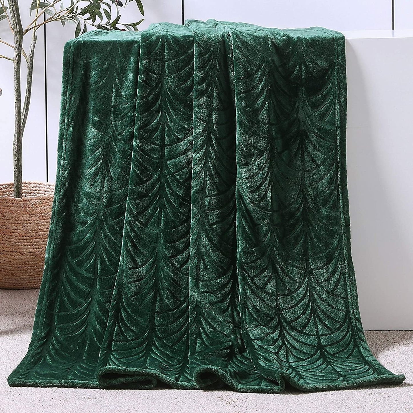 Reversible Sherpa Fleece Throw Blanket for Couch, Soft Fluffy Sofa Bed Blanket with Vintage Pattern for All Season, Warm and Lightweigh... - Lightweight Plush Warm Blanket for All Seasons - Default Title