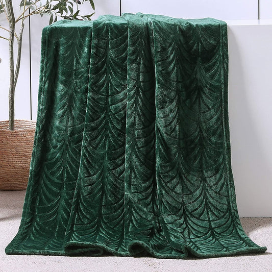 Reversible Sherpa Fleece Throw Blanket for Couch, Soft Fluffy Sofa Bed Blanket with Vintage Pattern for All Season, Warm and Lightweigh... - Lightweight Plush Warm Blanket for All Seasons - Default Title