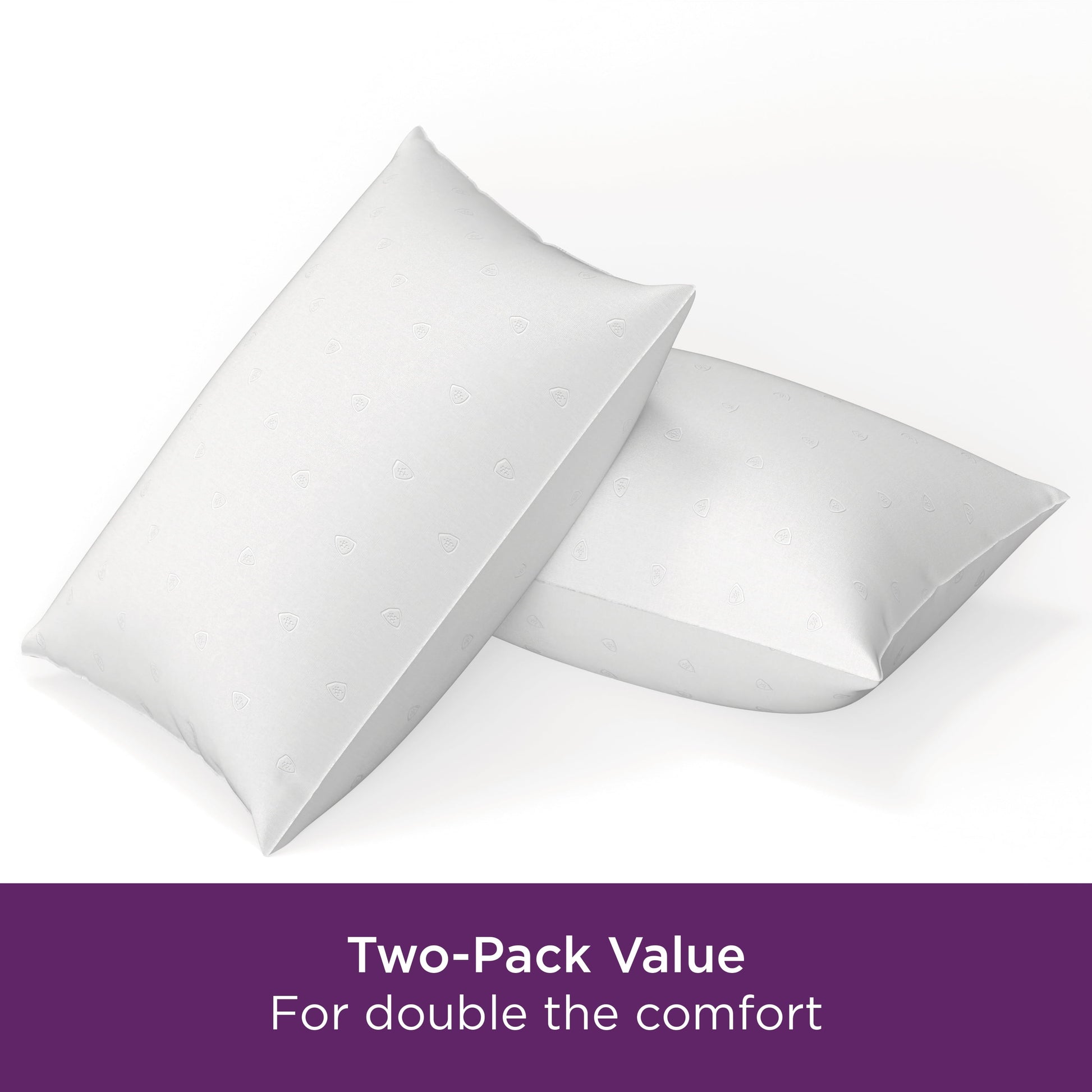 Fluffy Shredded Bed Pillows, Standard/Queen (2 Count) - Hotel Quality Plush Sleeping Pillows Detail